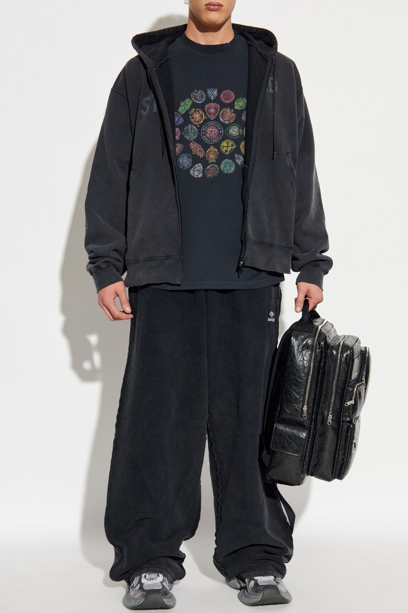 Balenciaga Sweatshirt with printed logo | Men's | Vitkac